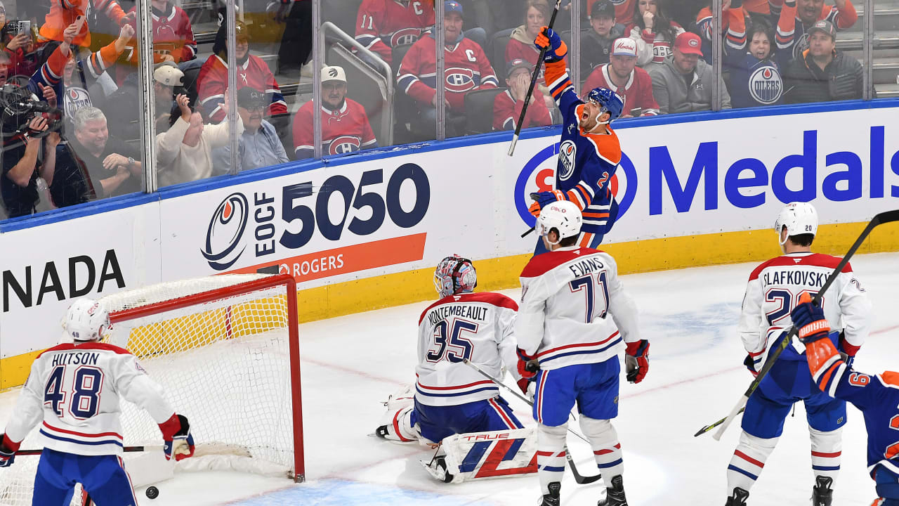 Evan Bouchard Seals Overtime Victory for Oilers Over Canadiens