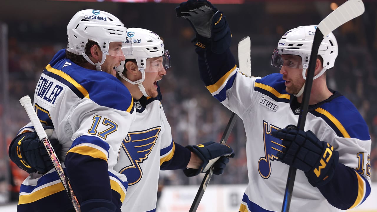 Fowler has 2 assists, Blues hold off Ducks | NHL.com