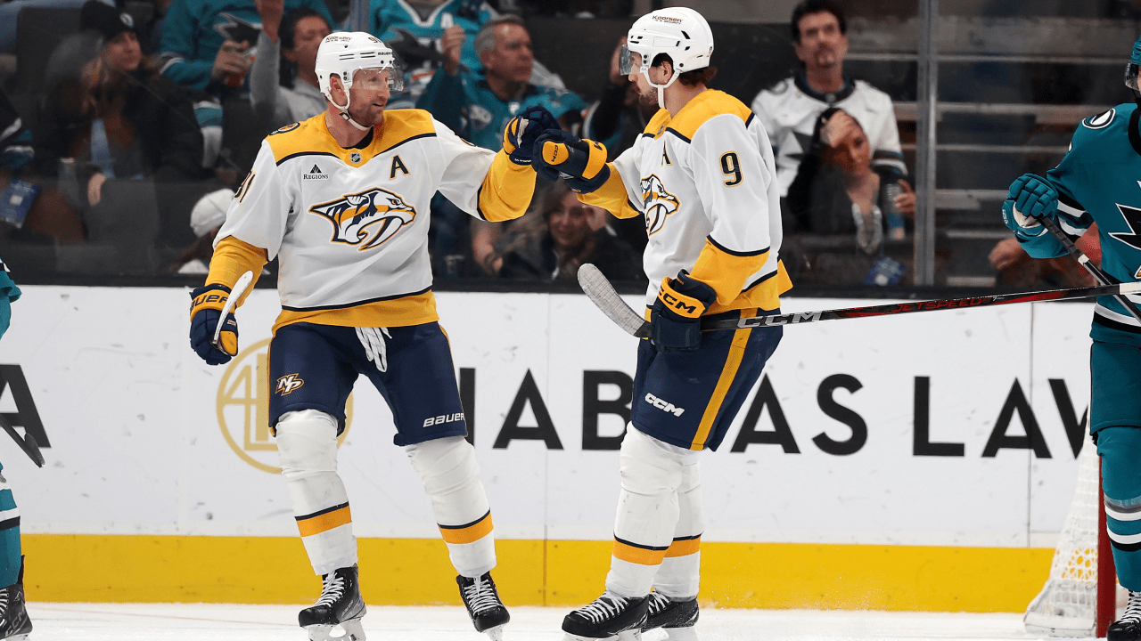 Forsberg has 2 points, Predators recover against Sharks for 4th win in row | NHL.com