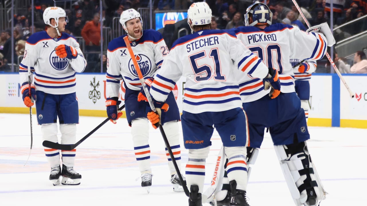 Draisaitl extends streak to 17, lifts Oilers to OT win against Islanders | NHL.com