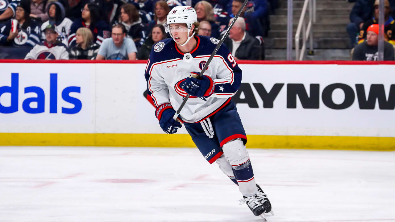 Kent Johnson helping to fuel playoff push for Blue Jackets | NHL.com