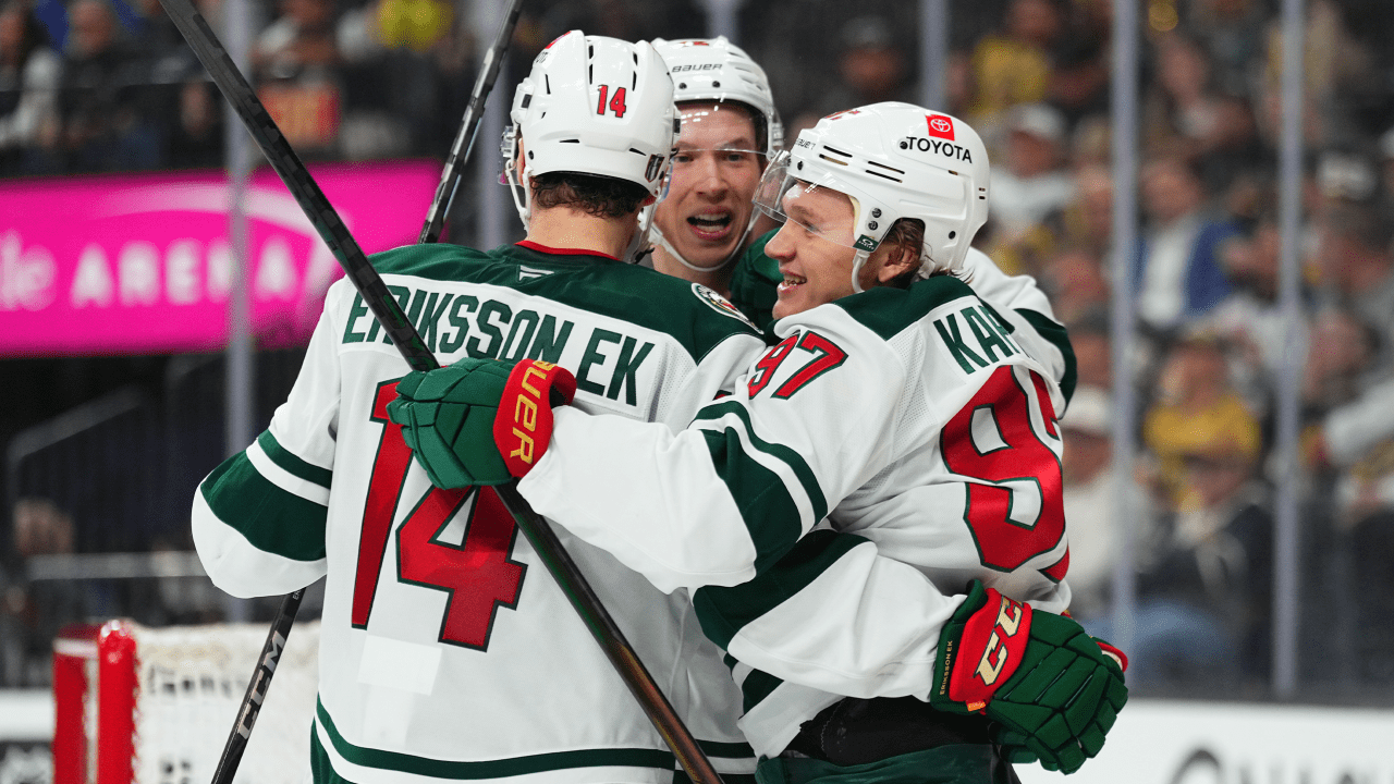 Wild Surge Past Golden Knights 5-2 in Game 2, Tying Series at 1-1