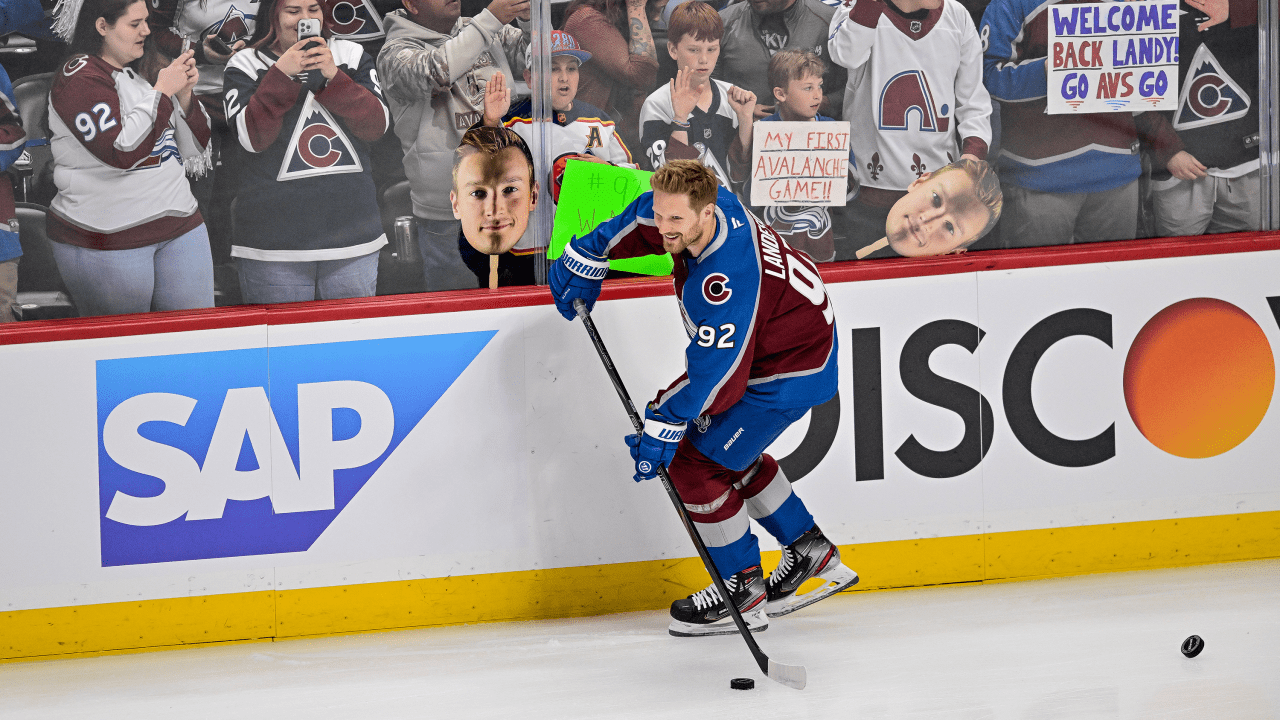 Landeskog gets 'memory of a lifetime' in long-awaited return for Avalanche | NHL.com