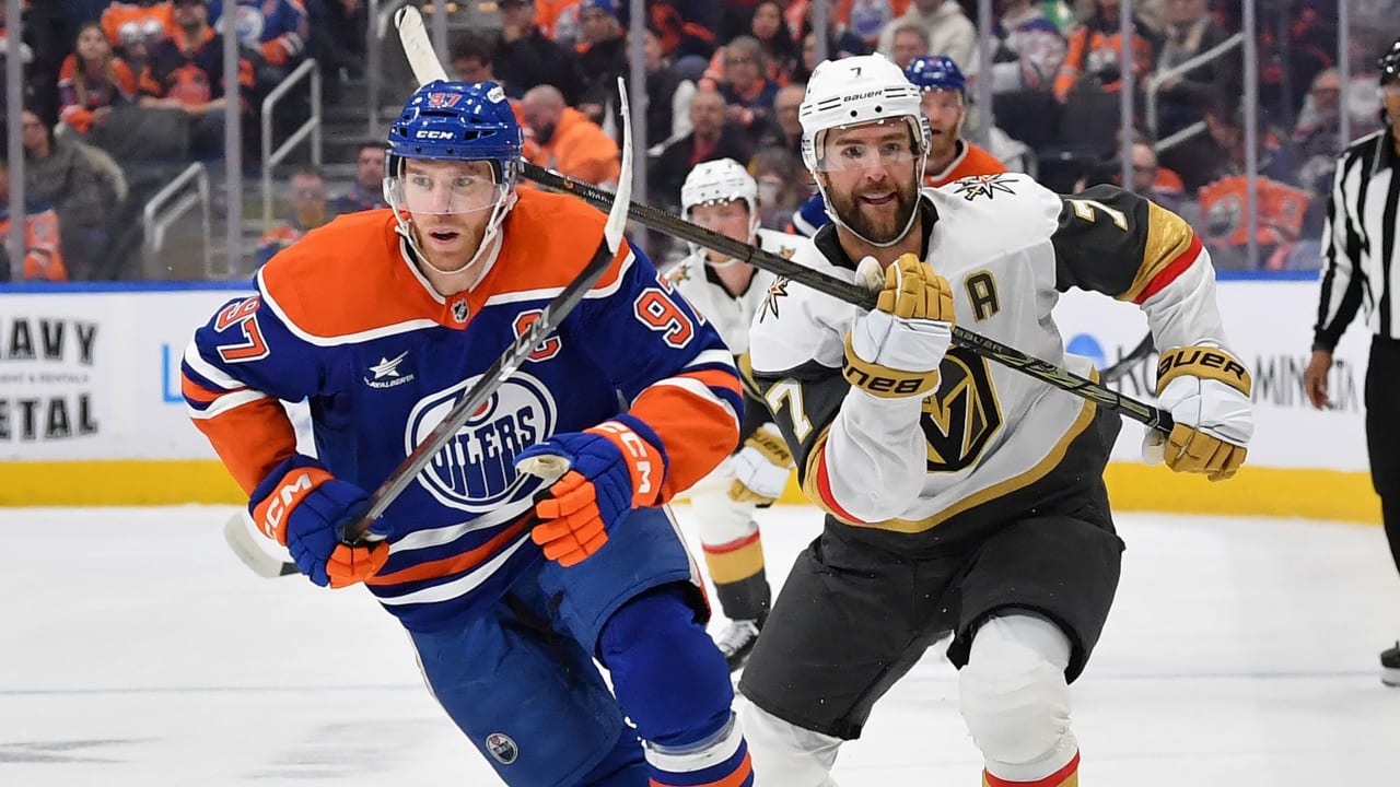 EDGE stats insights for Golden Knights-Oilers series | NHL.com