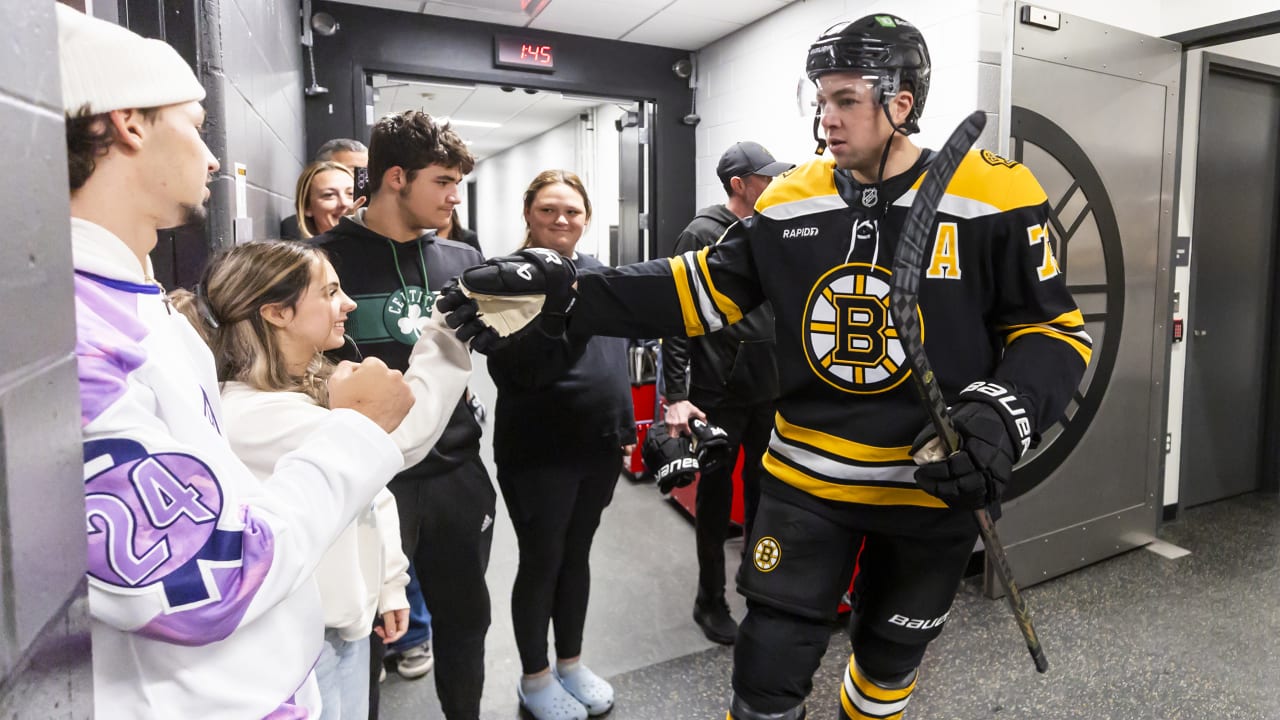 King Clancy nominee McAvoy of Bruins embraces Boston tradition of giving back | Boston Bruins