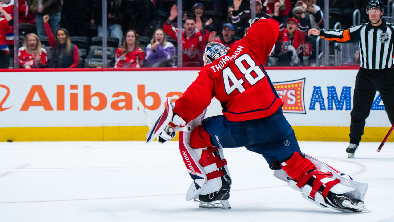 Thompson happy to have number called by Capitals during playoff run  | NHL.com