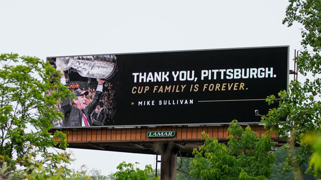 Sullivan takes out billboard in Pittsburgh, thanking team, city, fans | NHL.com