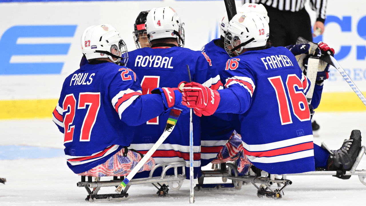 Pauls, Farmer, Roybal lead U.S. to gold at World Para Ice Hockey Championships | NHL.com