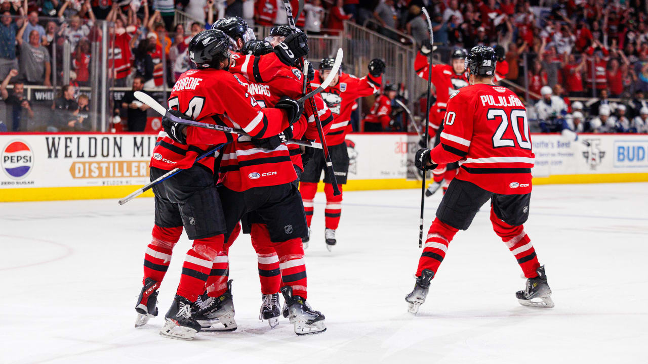Charlotte edges Abbotsford in OT in Game 2, evens Calder Cup Finals | NHL.com