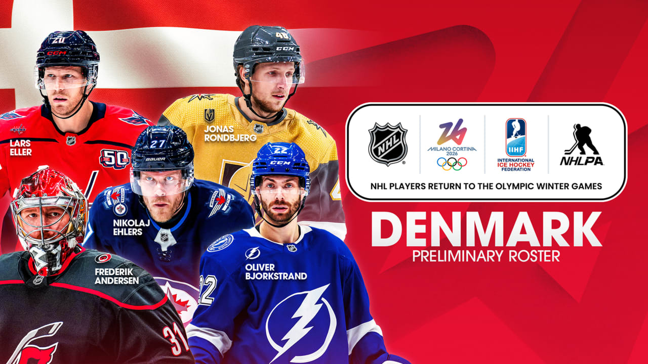 Denmark names 1st 6 players to preliminary Olympics roster | NHL.com