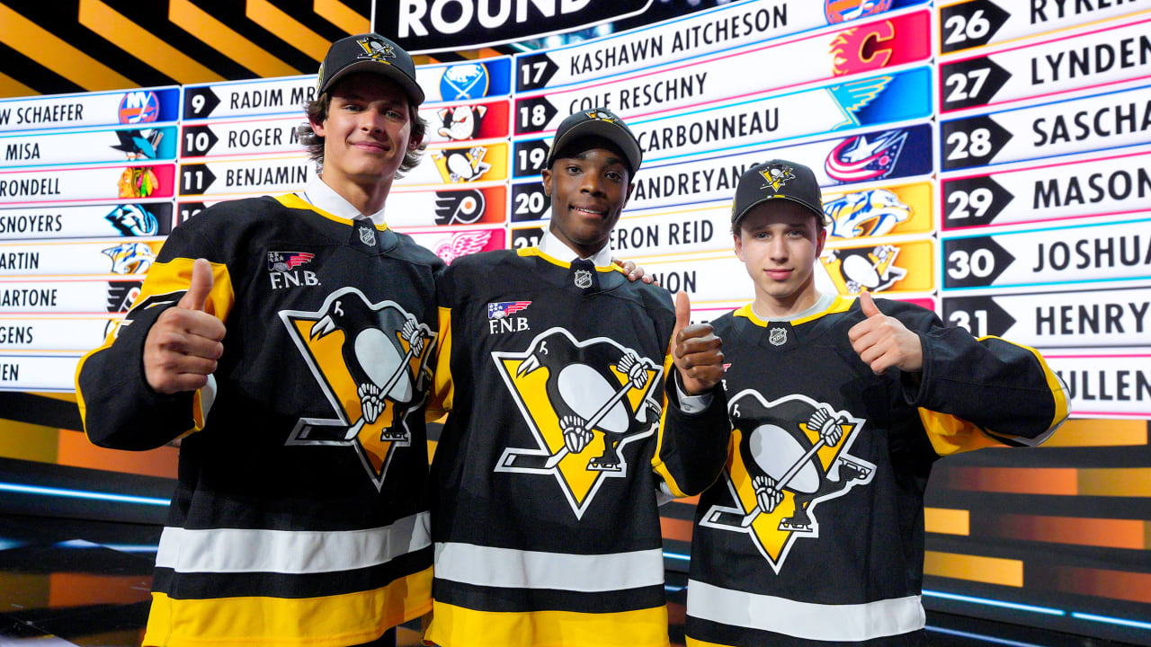 Penguins trade down, then up in 2025 NHL Draft to net 3 forwards | NHL.com