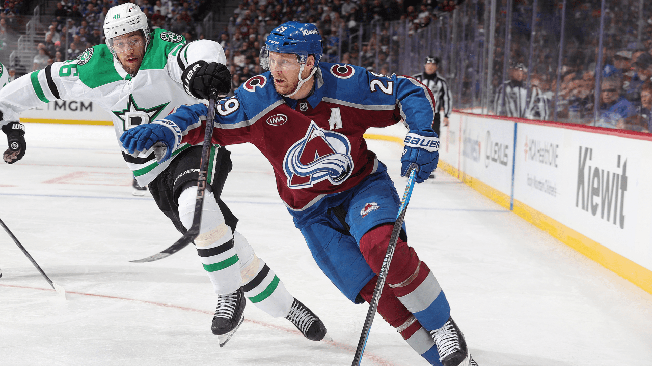 NHL EDGE stats leaders for Colorado Avalanche