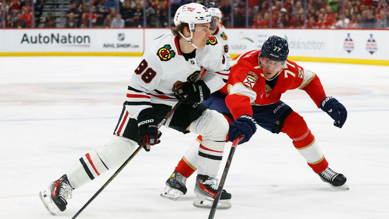 Bedard studies Panthers before Blackhawks face champions in season opener