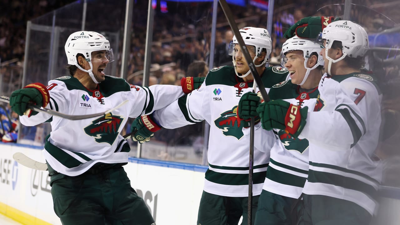 Yurov scores 1st NHL goal, Wild defeat Rangers to end 3-game skid | NHL.com