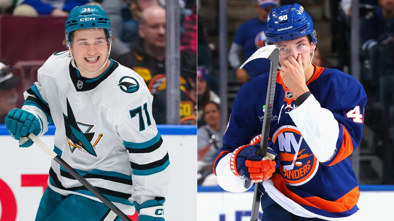 Celebrini, Schaefer set for battle of most recent No. 1 picks when Sharks play at Islanders | NHL.com