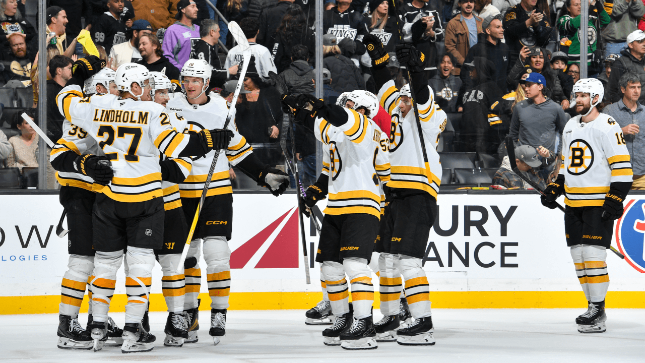 Geekie's 2nd goal lifts Bruins past Kings in OT | NHL.com