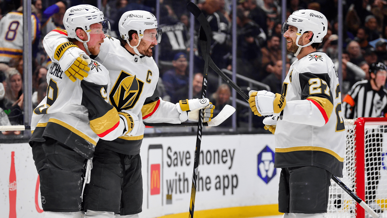 Stone's OT goal lifts Golden Knights past Kings for 5th straight win