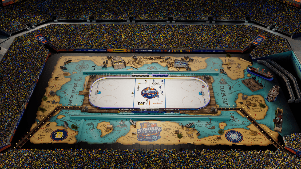Stadium Series field design to have pirate theme for Bruins-Lightning | NHL.com