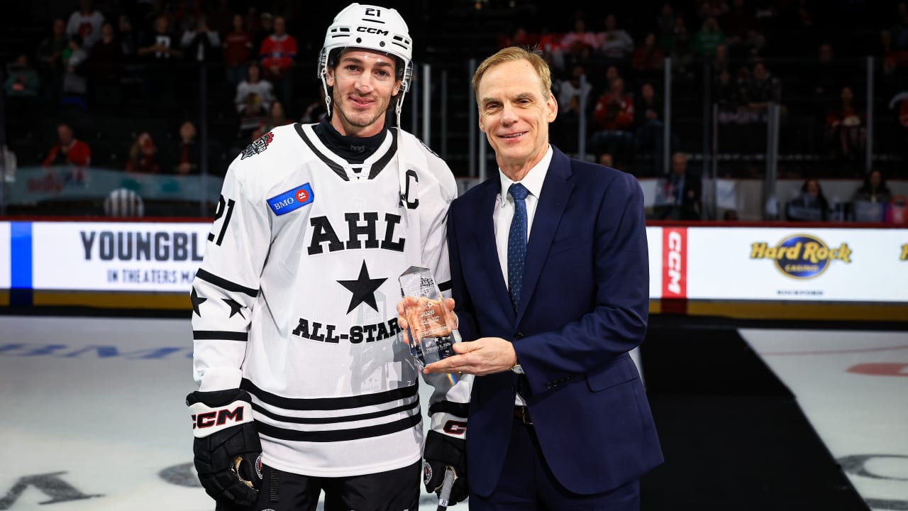 Megna named MVP, Blackhawks prospects represent at AHL All-Star Challenge