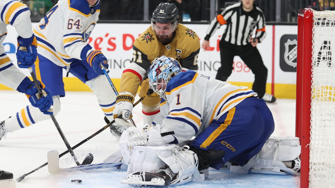 Luukkonen gets 1st shutout of season, Sabres edge Golden Knights | NHL.com