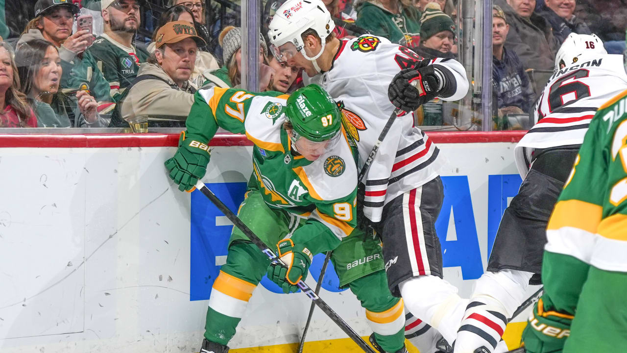 NHL On Tap: Wild seek point in 20th straight game against Blackhawks
