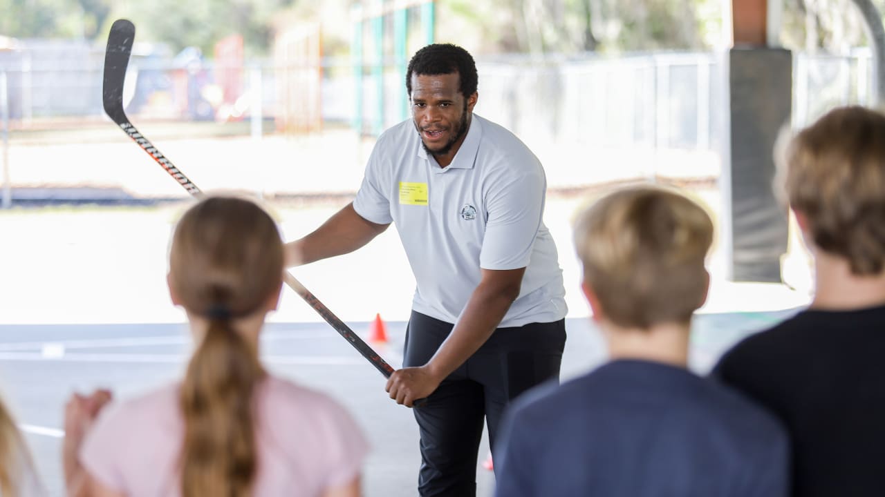 Color of Hockey: Williams helping to grow sport on, off ice in Jacksonville