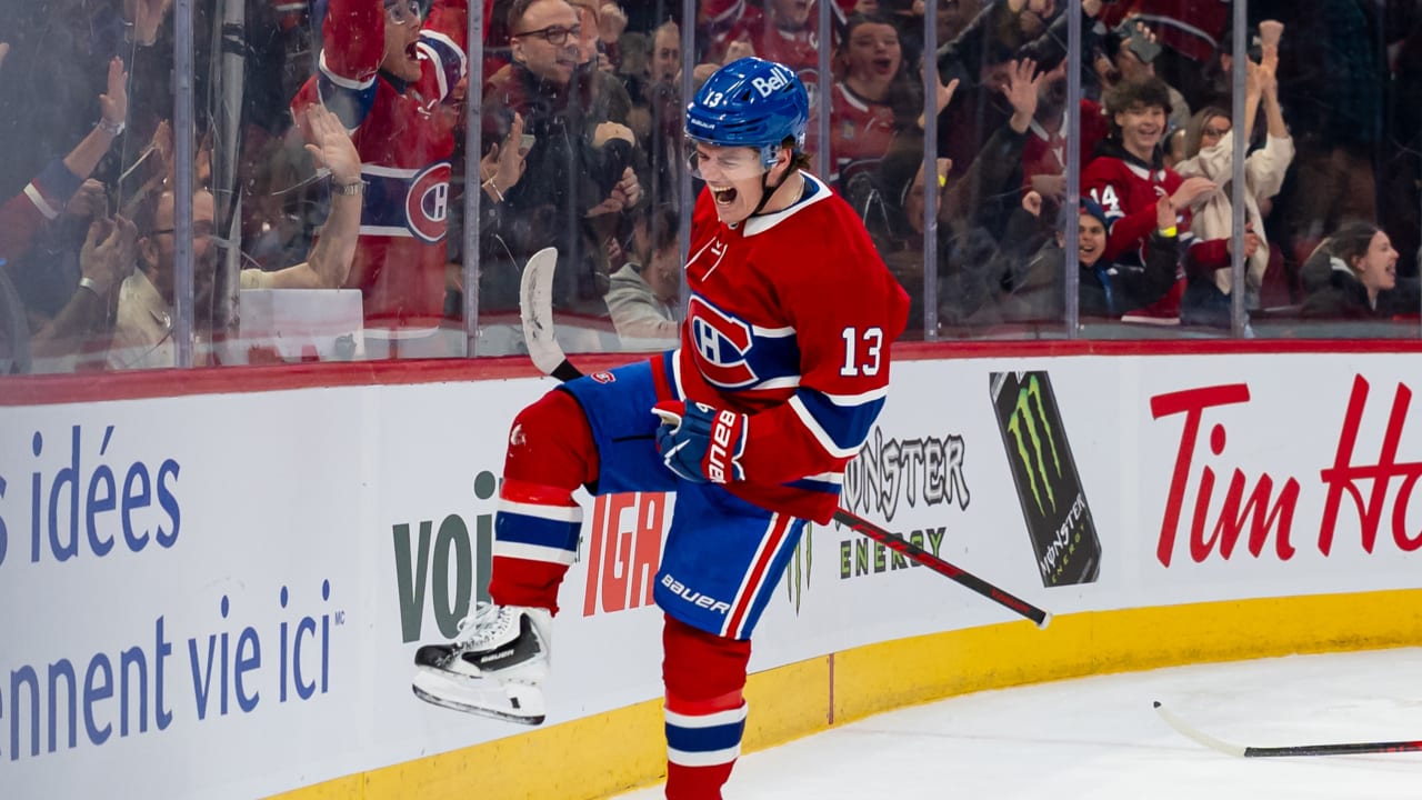 Hughes 'super happy' to see Caufield on cusp of 50th goal