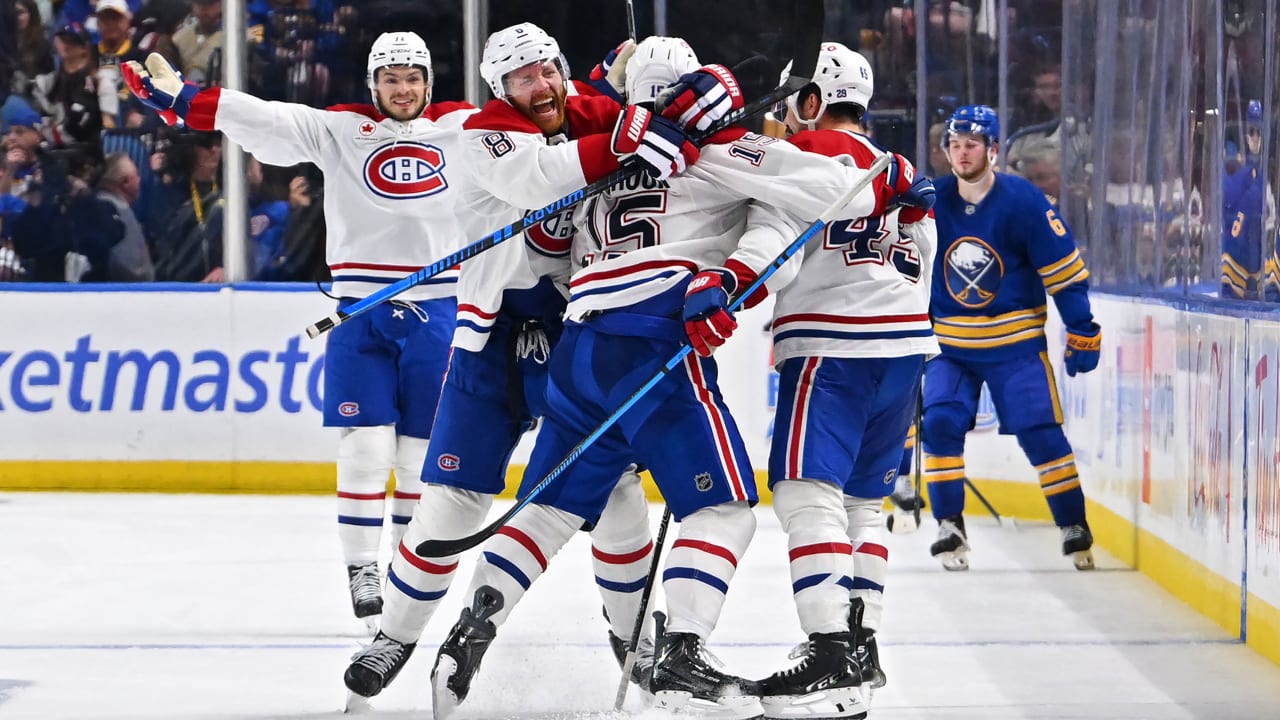 Newhook wins it in OT, Canadiens defeat Sabres in Game 7 to advance to Eastern Final