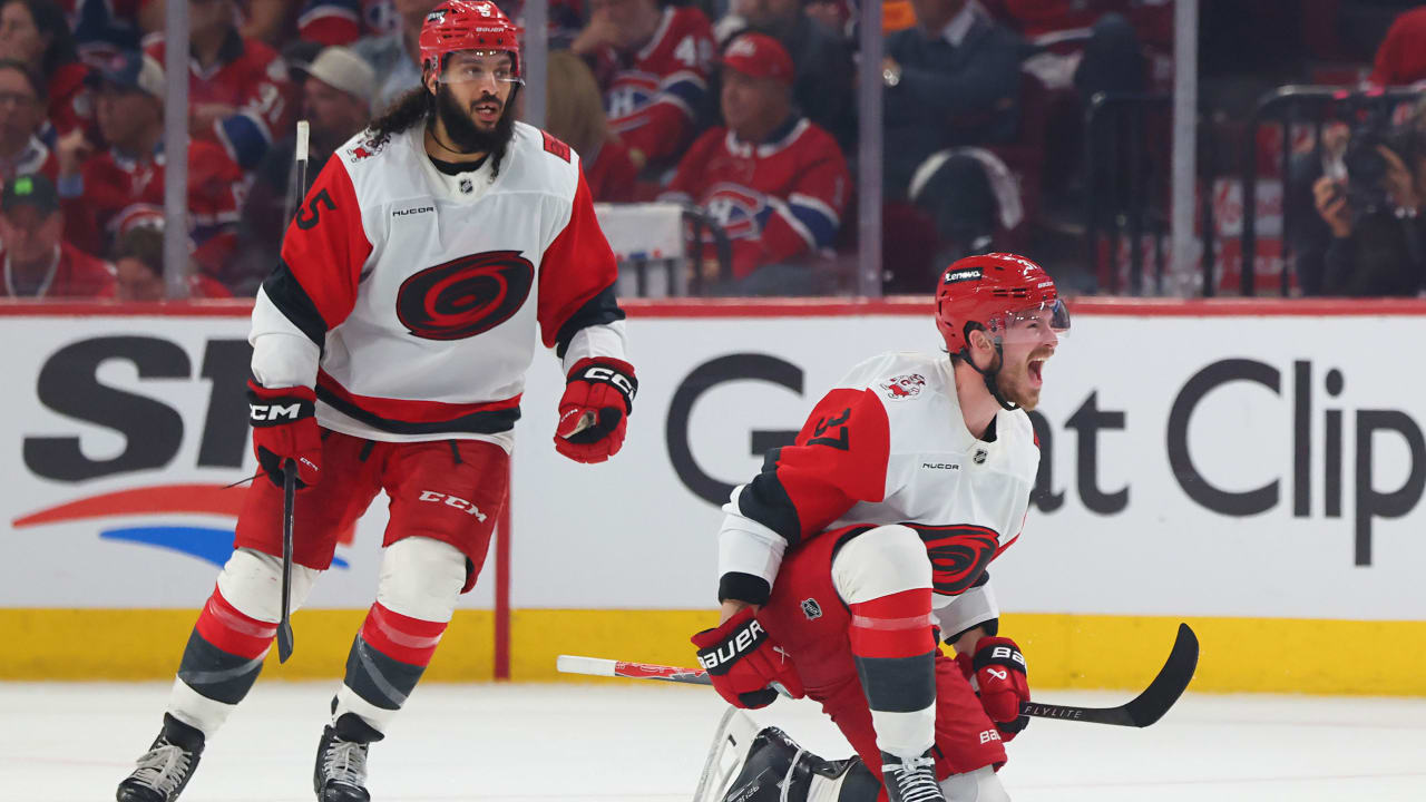 Svechnikov's OT goal lifts Hurricanes past Canadiens in Game 3 of East Final