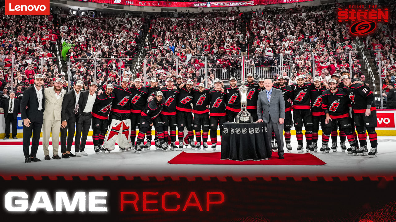 Recap: Canes Crush Canadiens, Advance To Stanley Cup Final