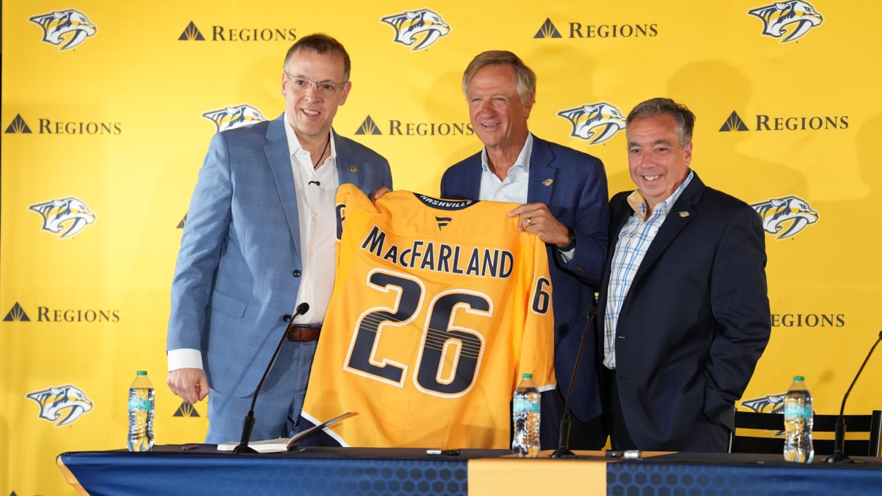 MacFarland Arrives in Nashville Eager to Begin New Chapter With Preds
