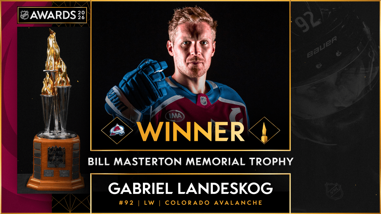 Landeskog of Avalanche surprised with Masterton Trophy by family  | NHL.com