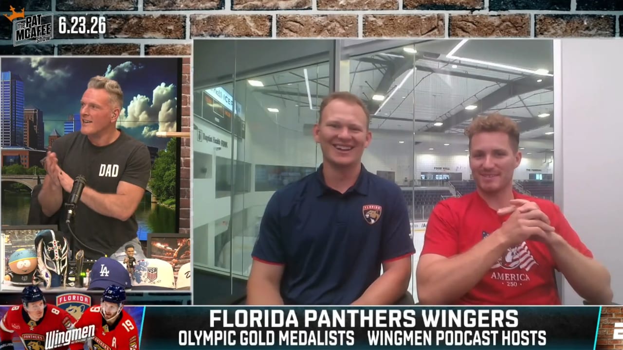 Tkachuk brothers talk 'excitement' on 'Pat McAfee'