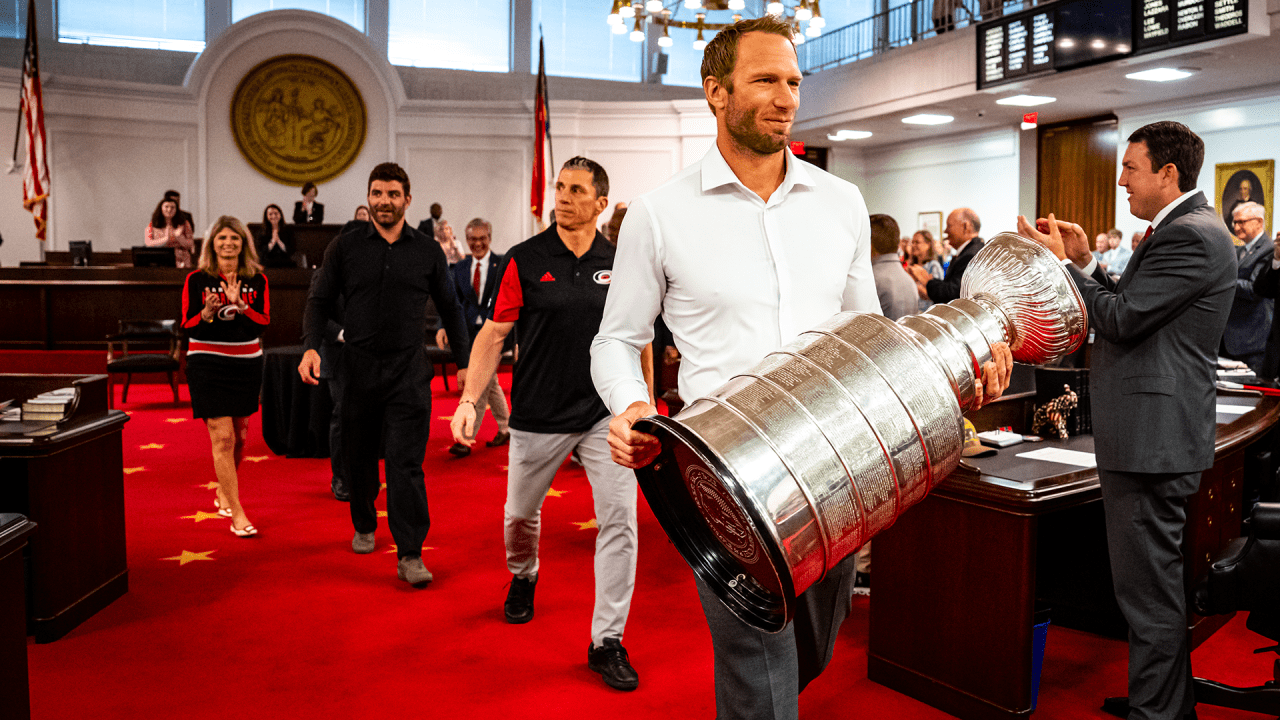 Canes Honored At North Carolina's State Legislative Building