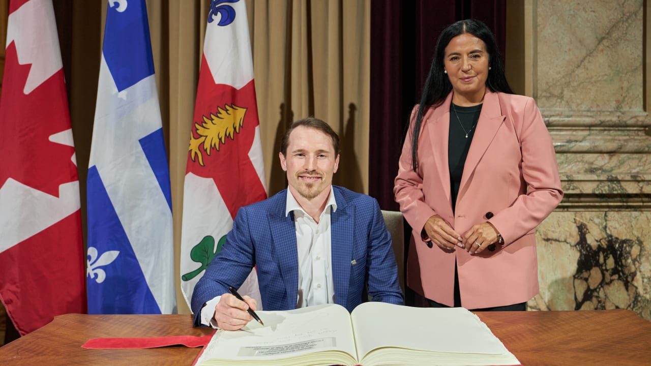 Brendan Gallagher named honorary citizen of Montreal