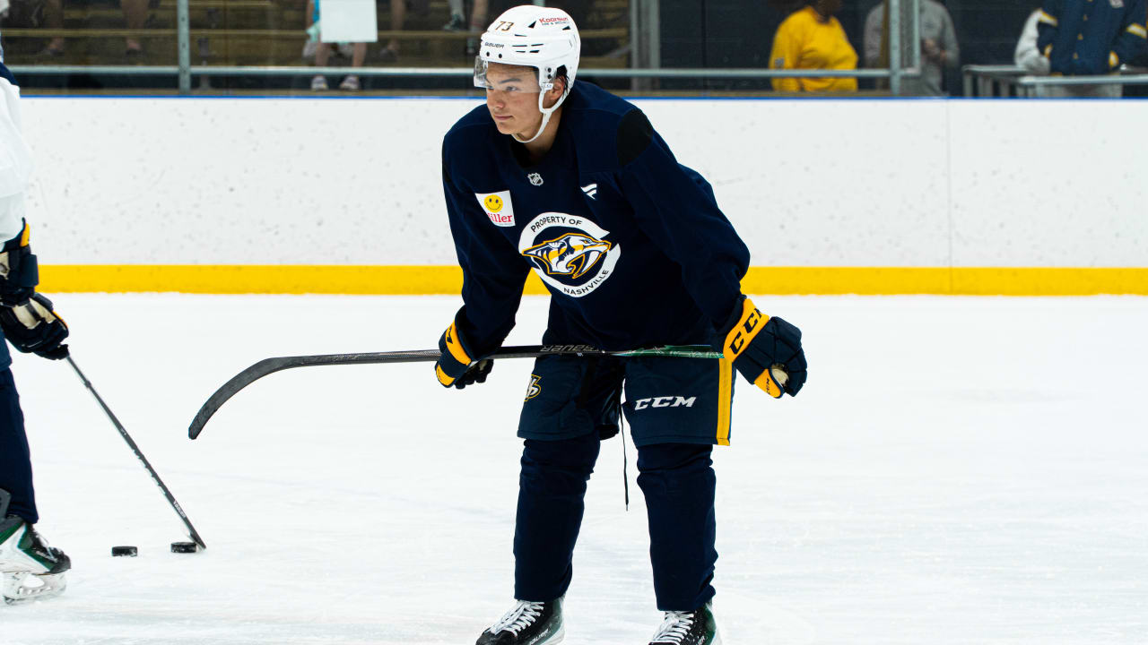 Following Successful Rookie Collegiate Season, Preds Prospect Lee Returns to Development Camp Ready to Impress