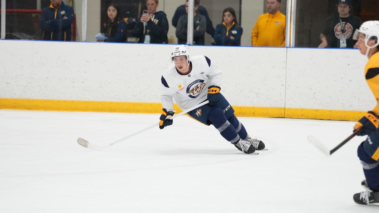 Fink Still Learning, Improving Every Day of Preds Development Camp Ahead of Upcoming Season