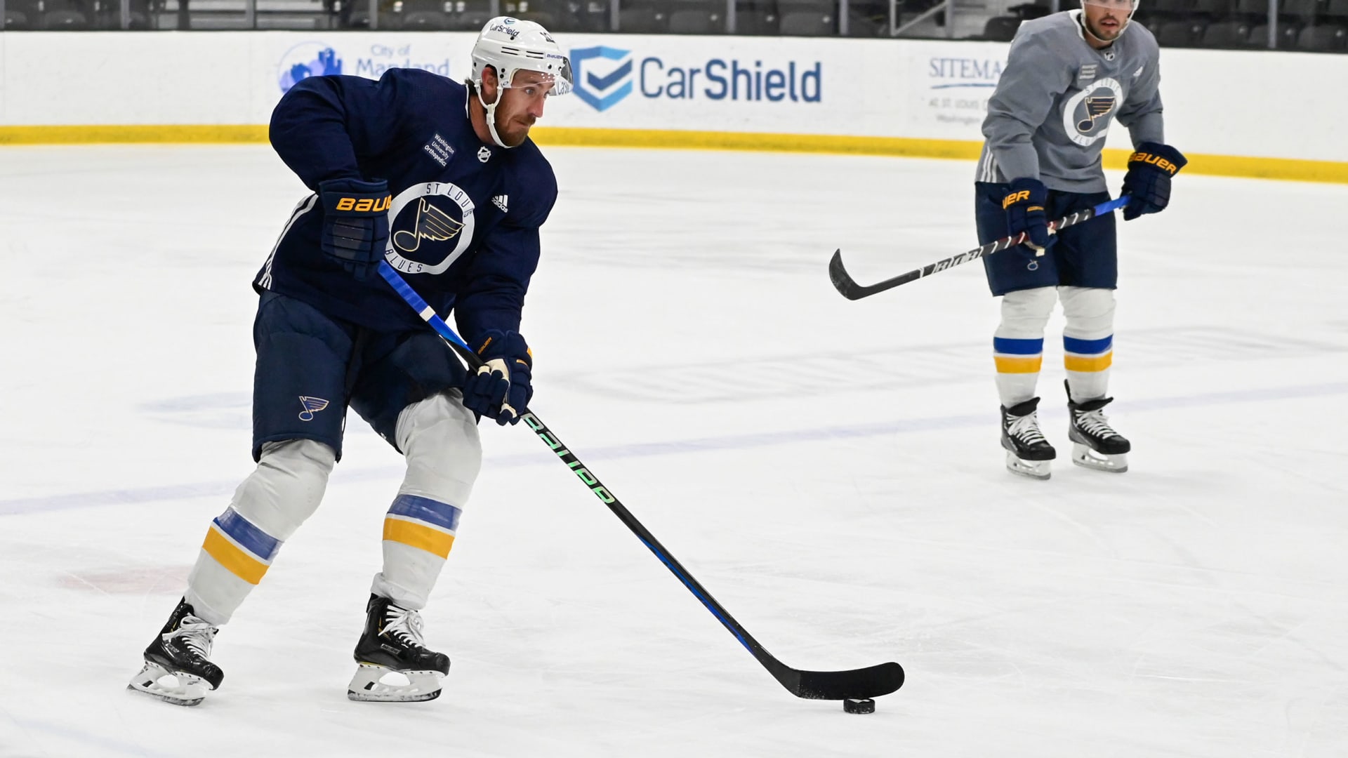 Blues begin first training camp practices St