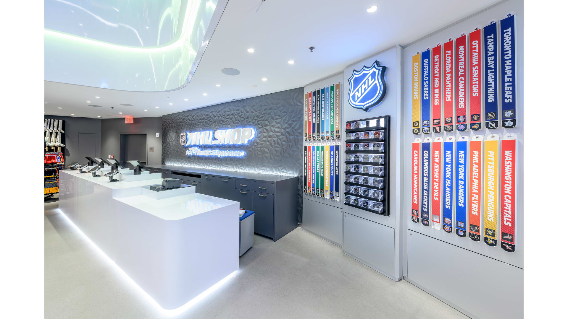 The NHL Store in New York City, for hockey fans 