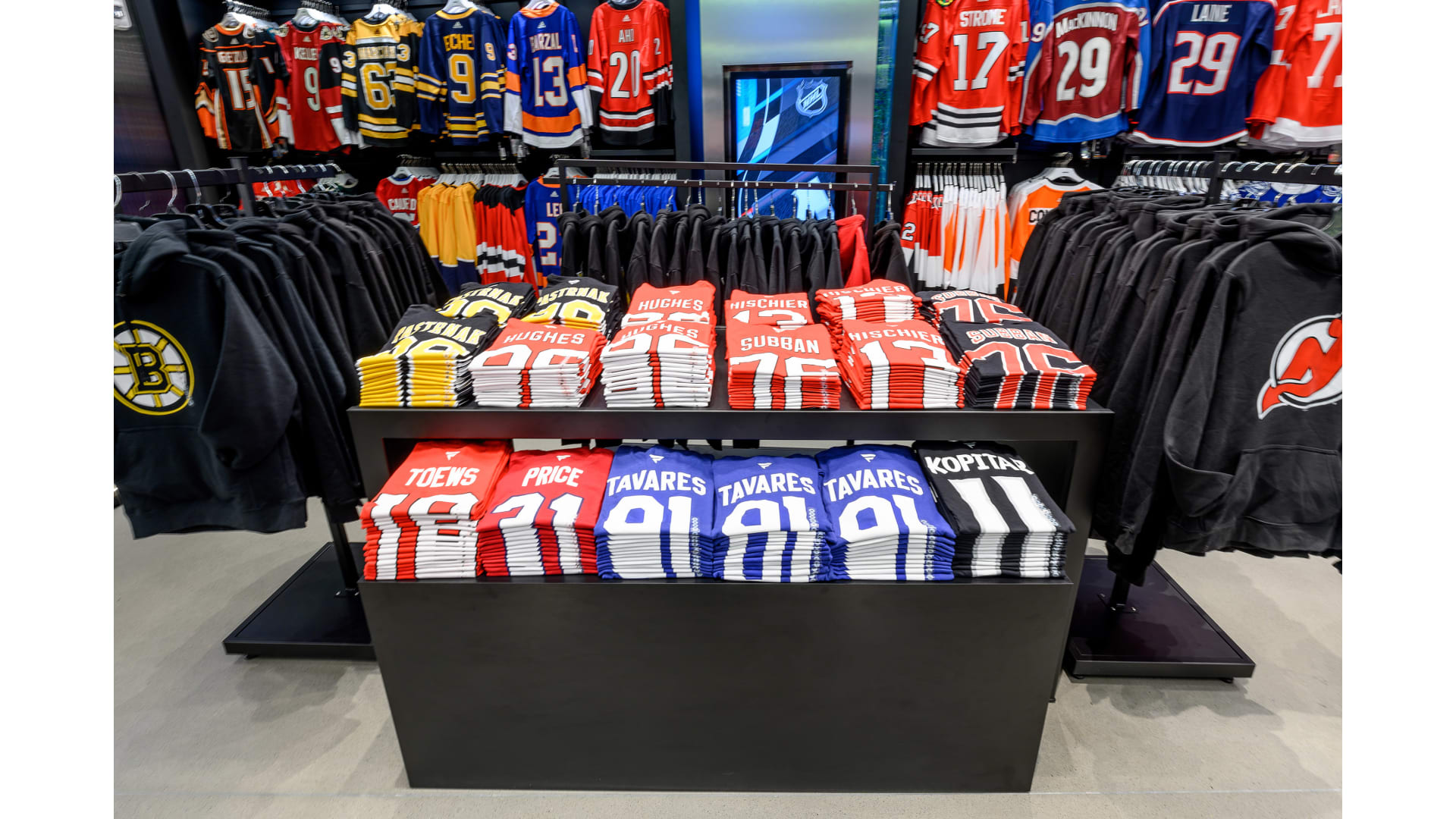 NHL Store opening in Manhattan 