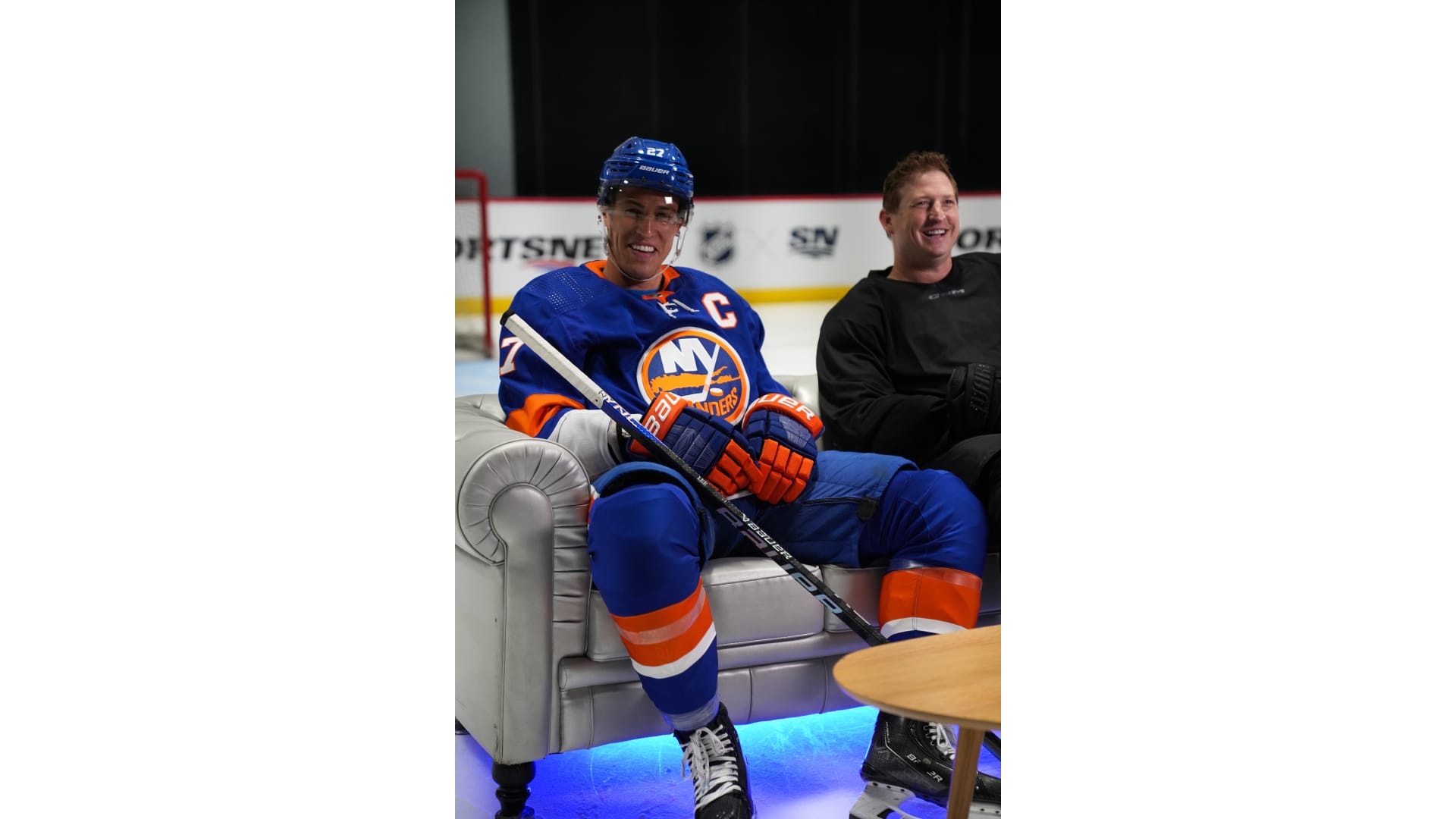 Anders Lee at 2023 NHL Player Media Tour