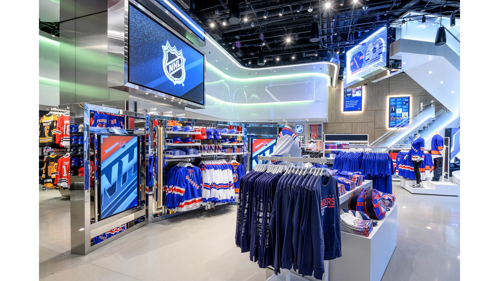 The NHL Store in New York City, for hockey fans 