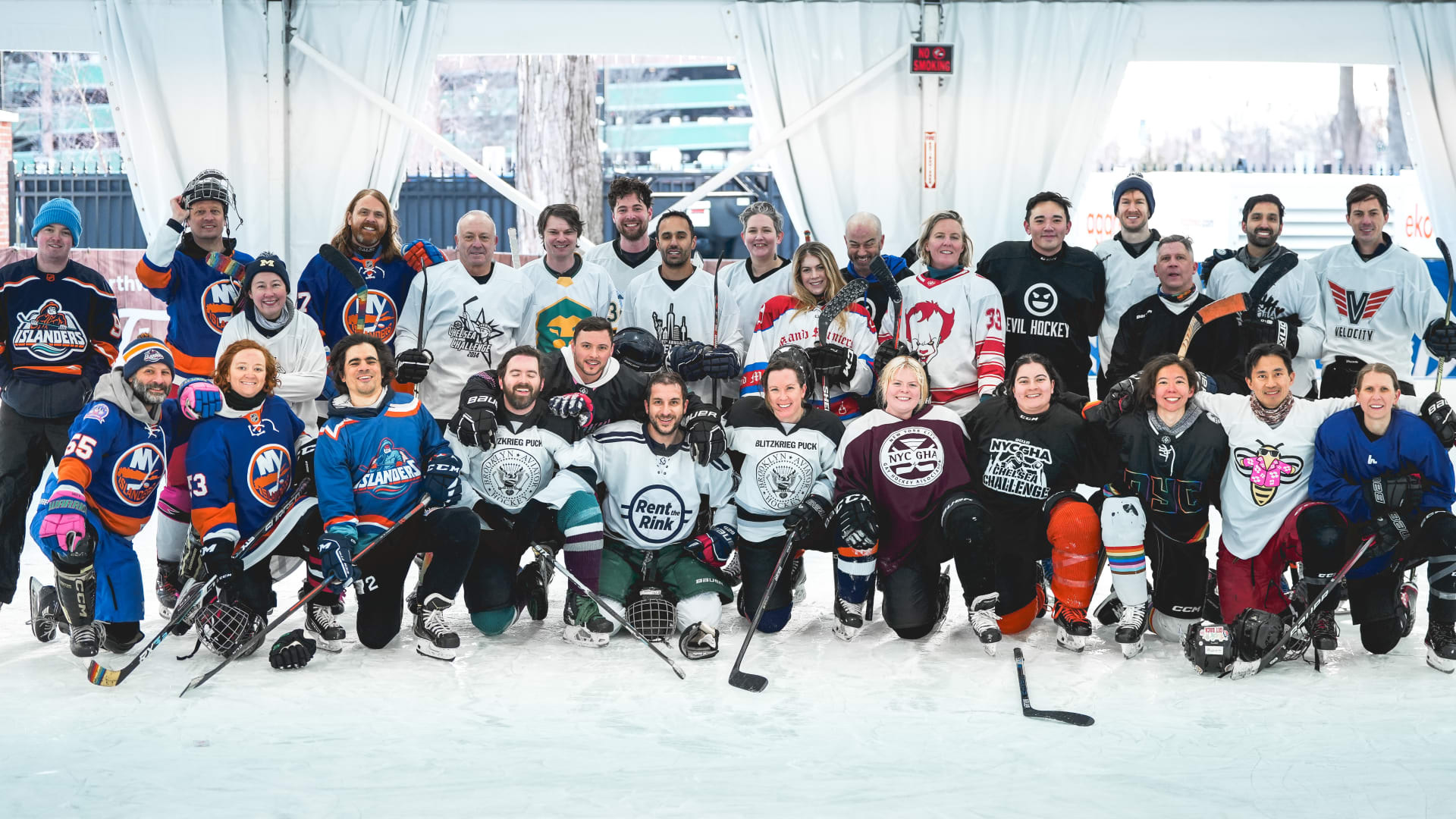 PHOTOS Islanders Pride Pond Hockey Tournament New York Islanders