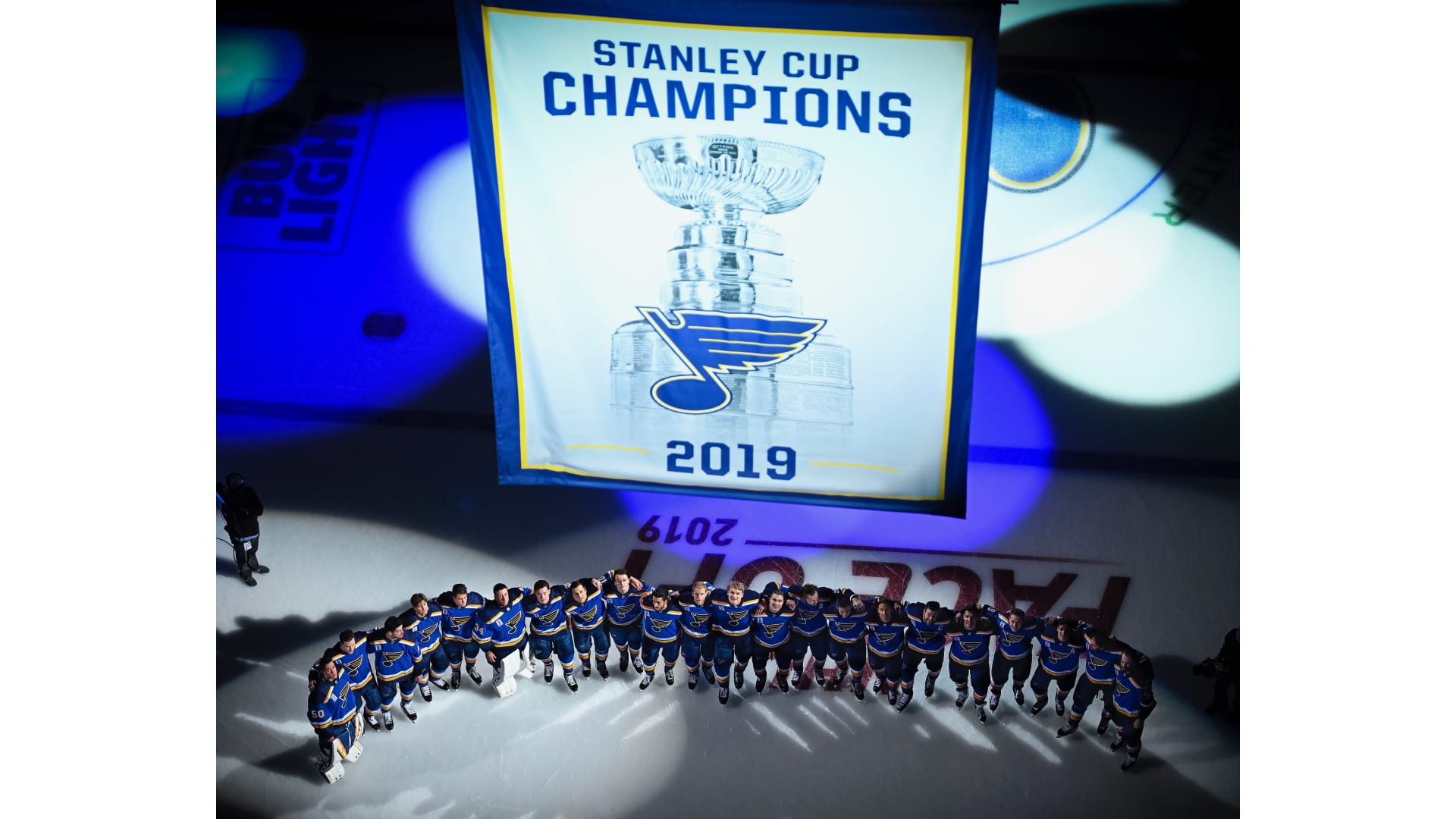 Blues raise Cup banner to rafters
