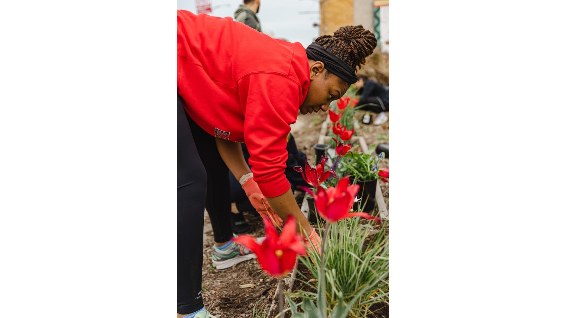 Bronzeville Community Garden Cleanup Chicago Blackhawks