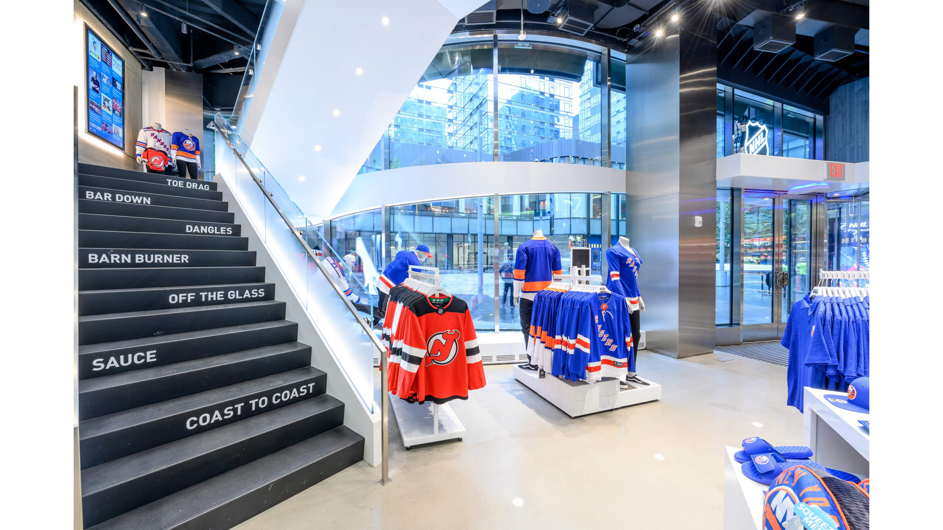 The NHL Store in New York City, for hockey fans 