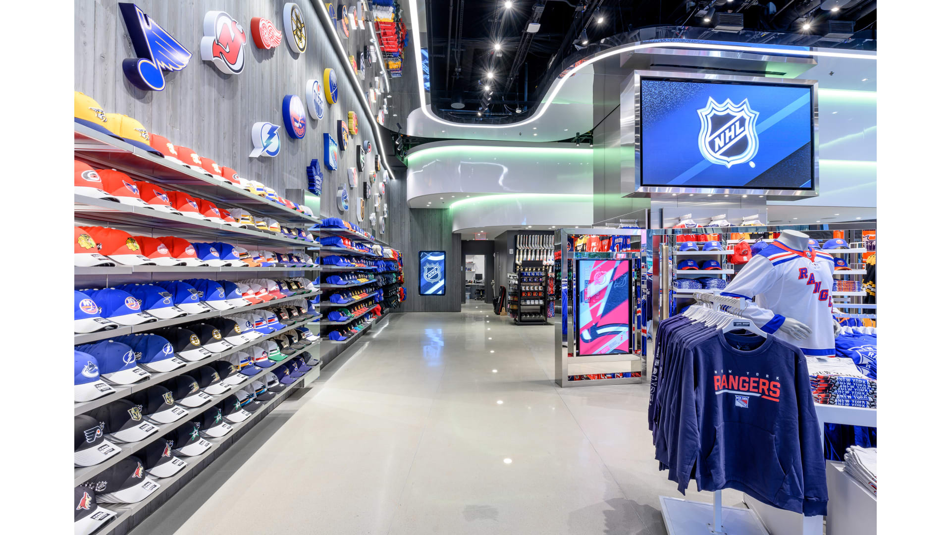 The NHL Store in New York City, for hockey fans 