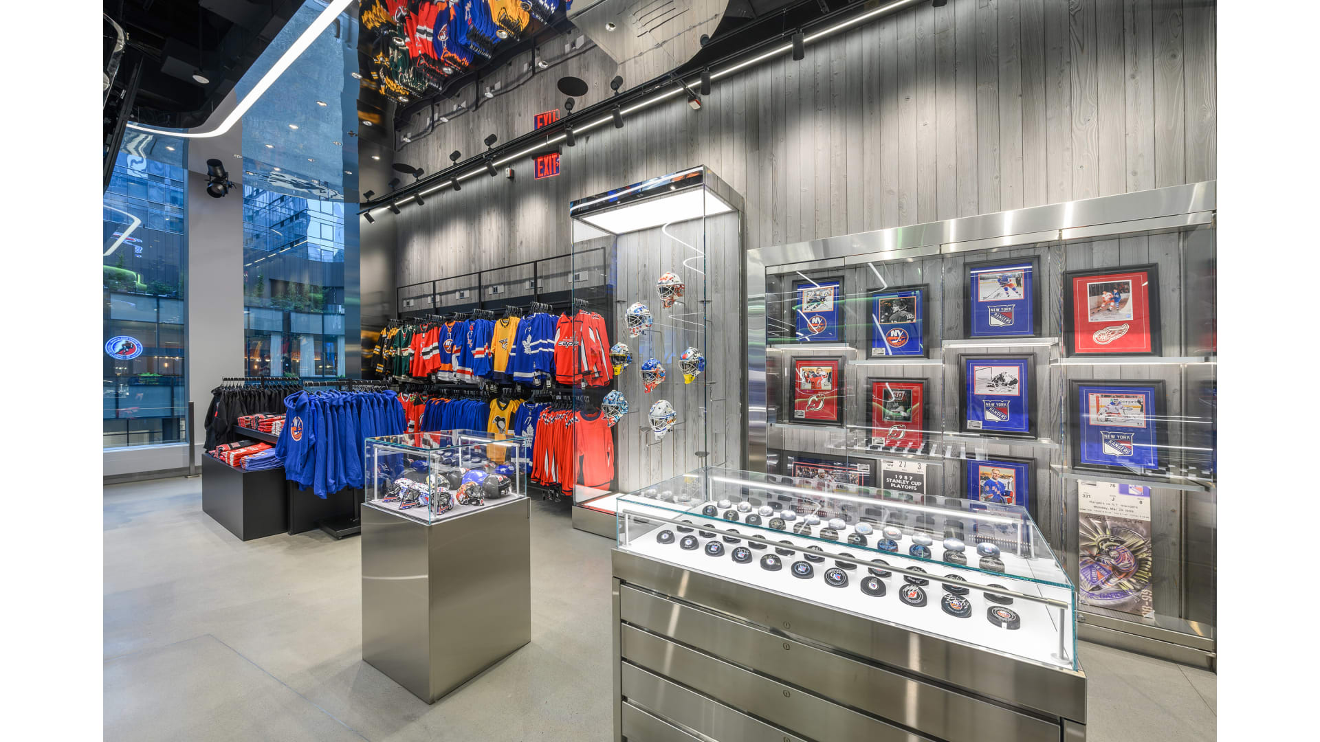 NHL Store opening in Manhattan 