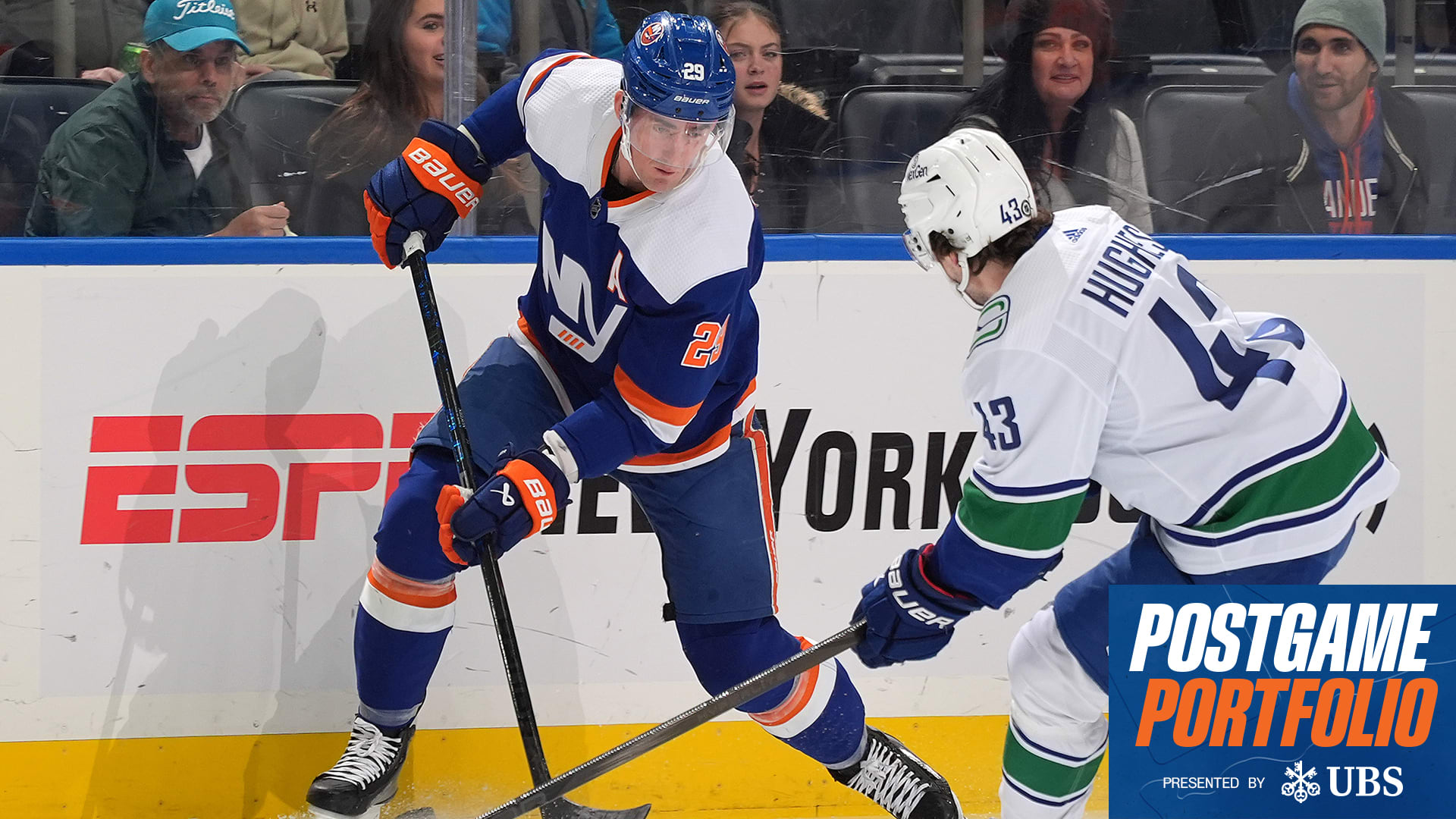 UBS Postgame Photos: Canucks 5, Islanders 2 | New York Islanders