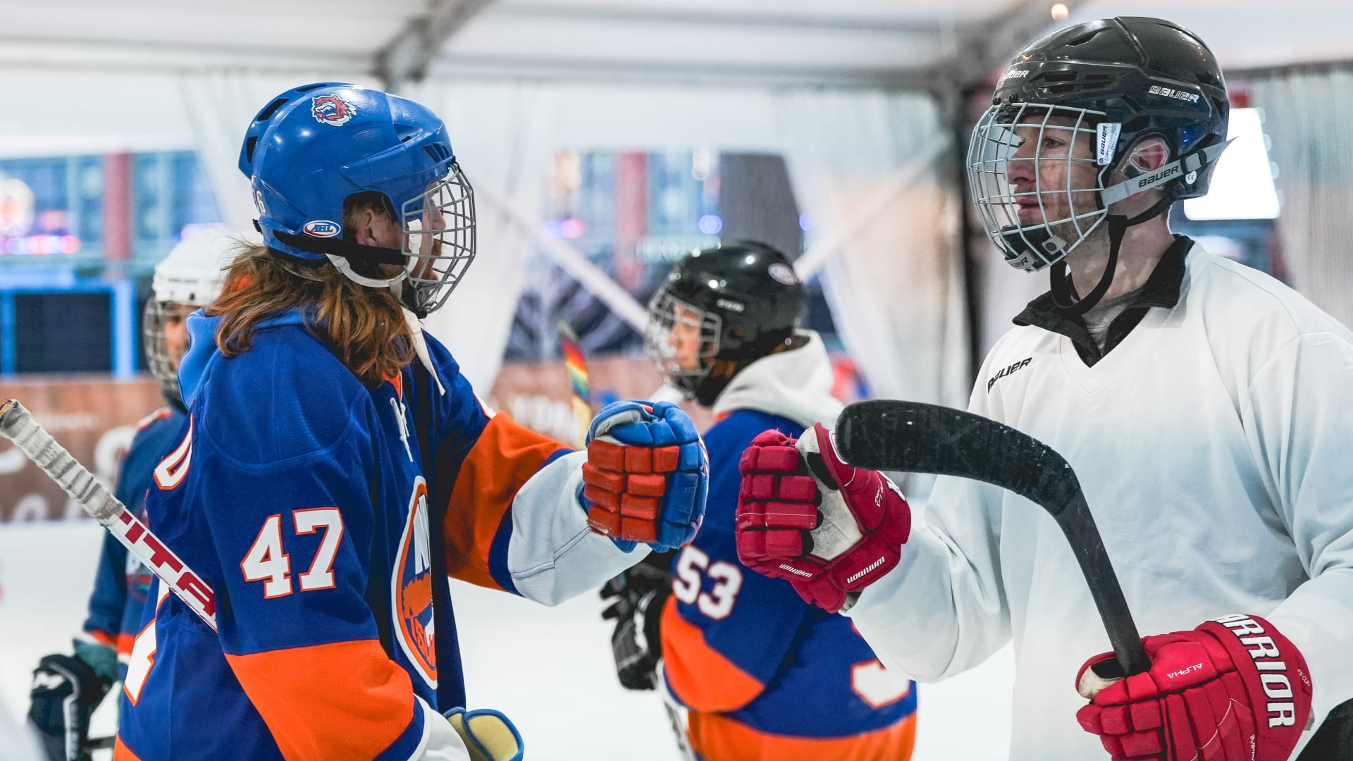 PHOTOS Islanders Pride Pond Hockey Tournament New York Islanders